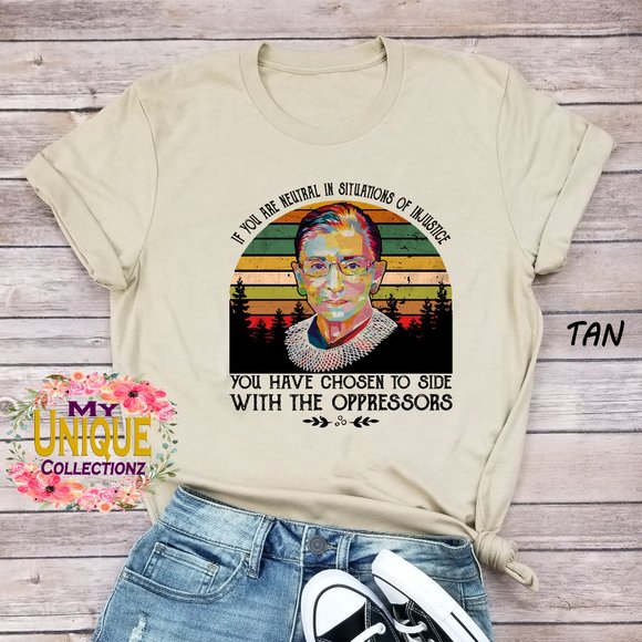 Injustice Shirt,Notorious RBG,Ruth Bader Ginsburg - Picture 1 of 2